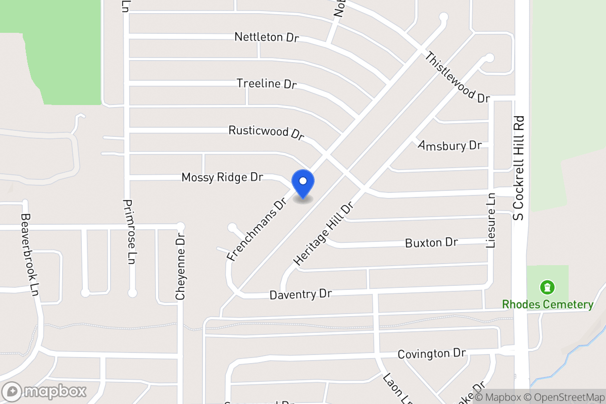 Map of 1228 Frenchmans Dr