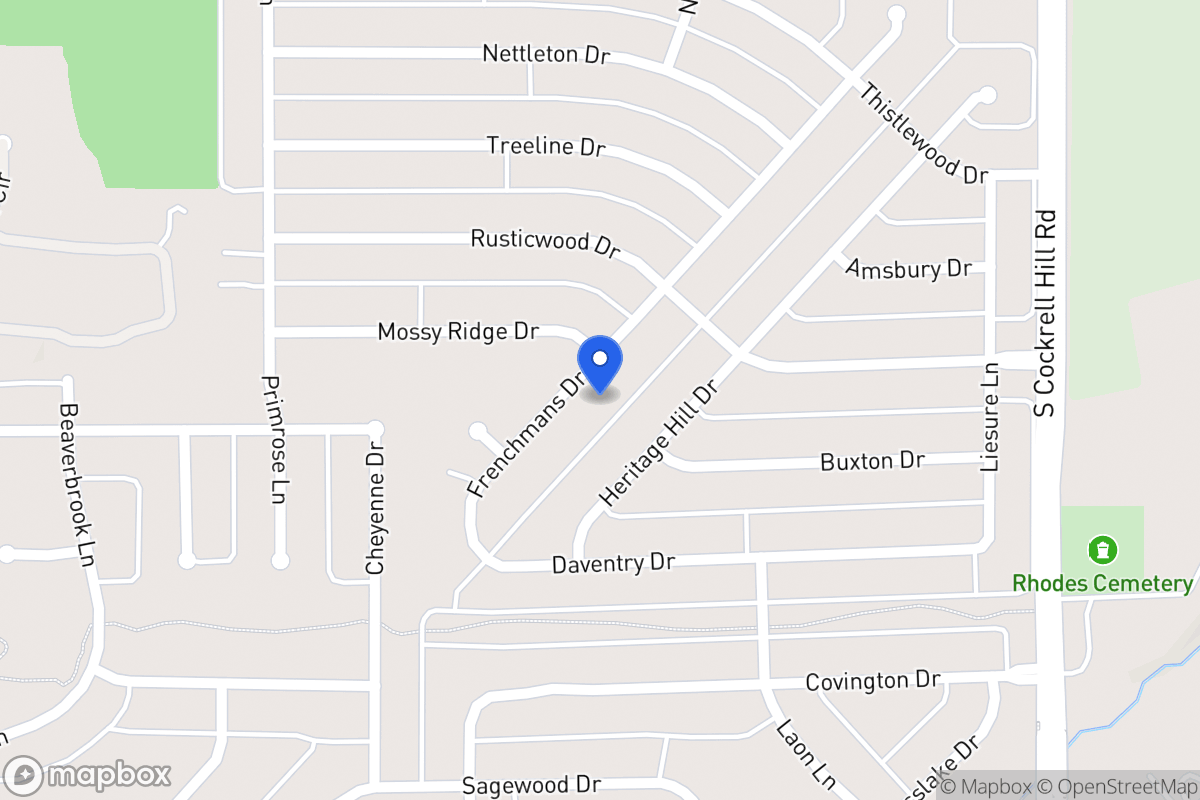 Map of 1224 Frenchmans Dr