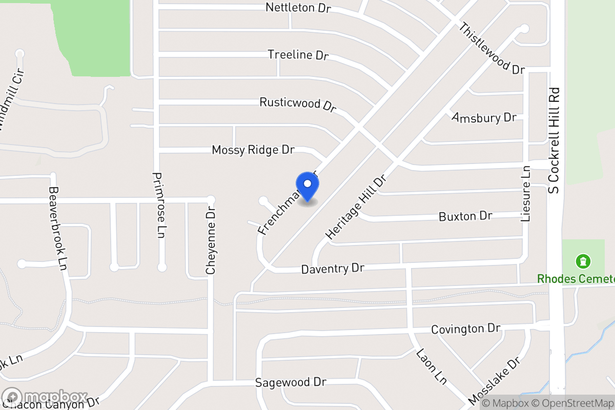 Map of 1216 Frenchmans Dr