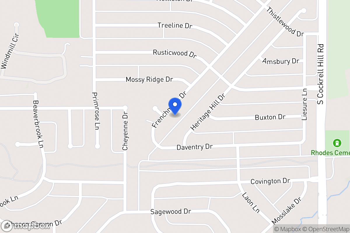 Map of 1212 Frenchmans Dr