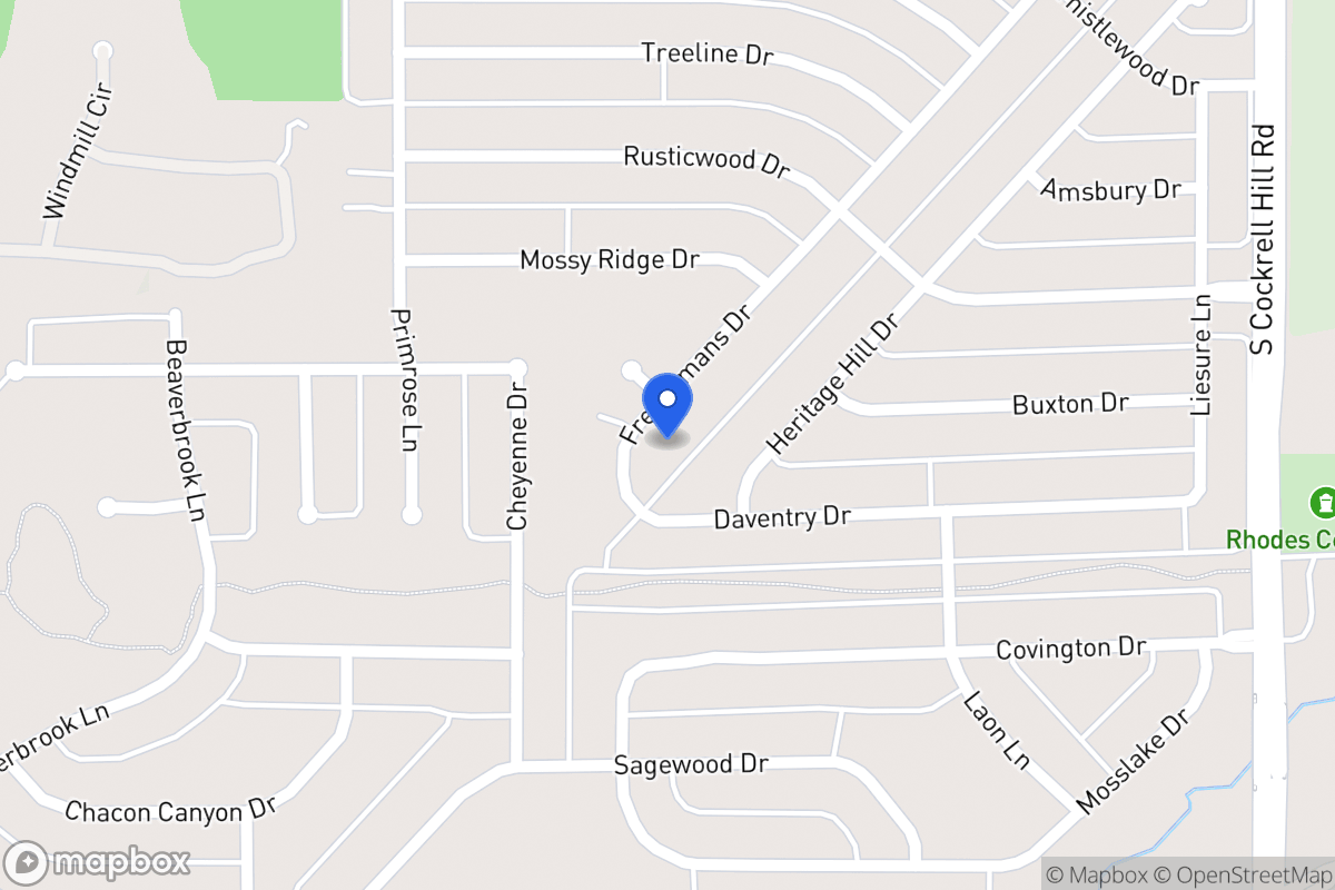 Map of 1204  Frenchmans Dr   ,Desoto, Tx 751157763, Desoto