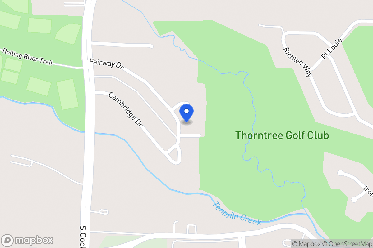 Map of 971 Fairway Dr