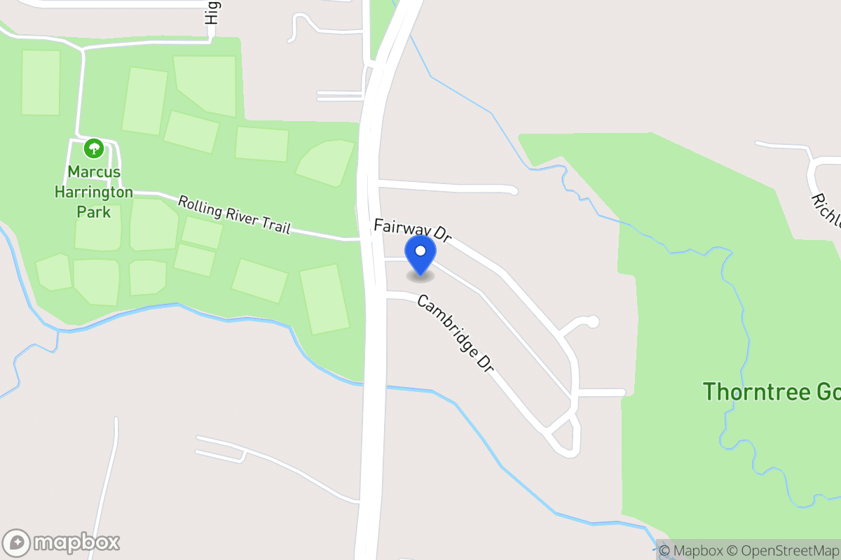 Map of 907 Cambridge Dr