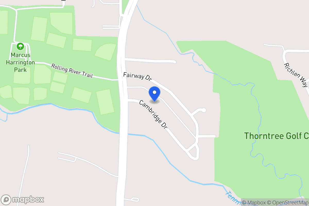 Map of 915 Cambridge Dr