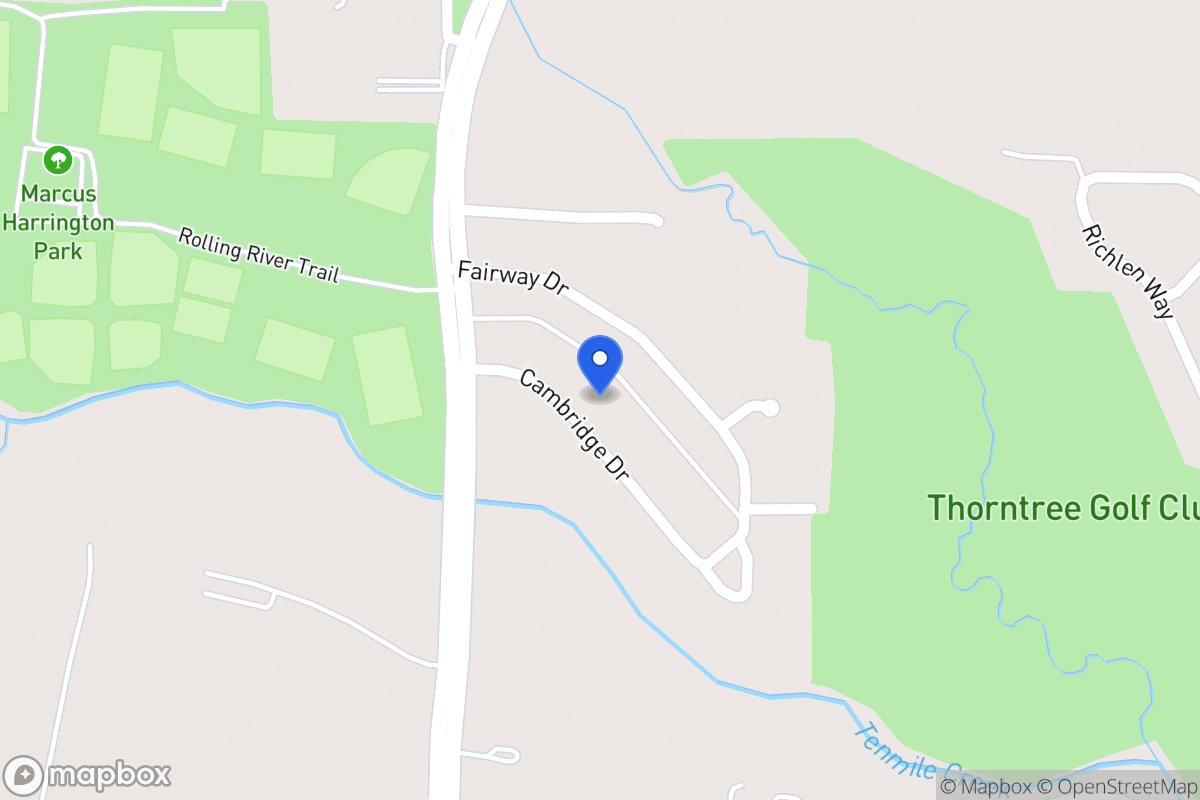 Map of 919 Cambridge Dr
