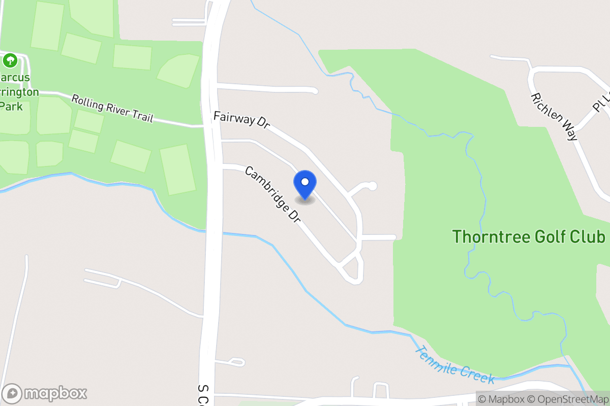 Map of 927 Cambridge Dr