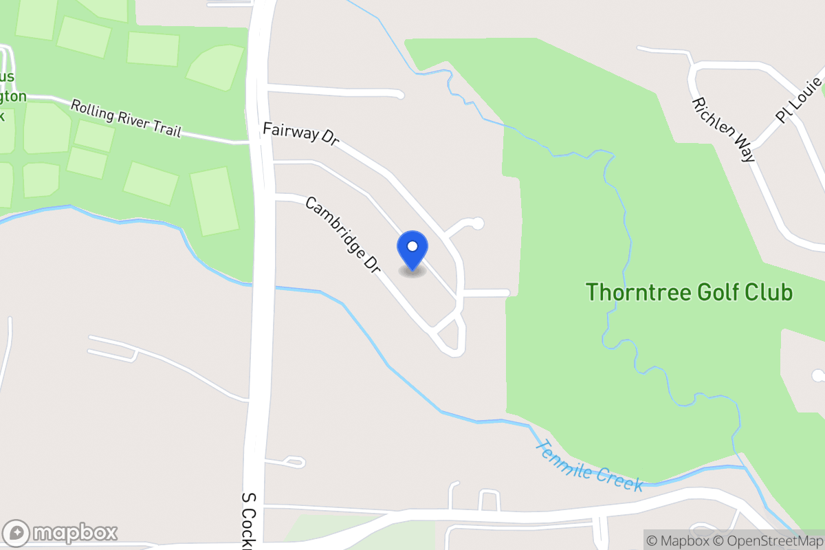 Map of 935 Cambridge Dr