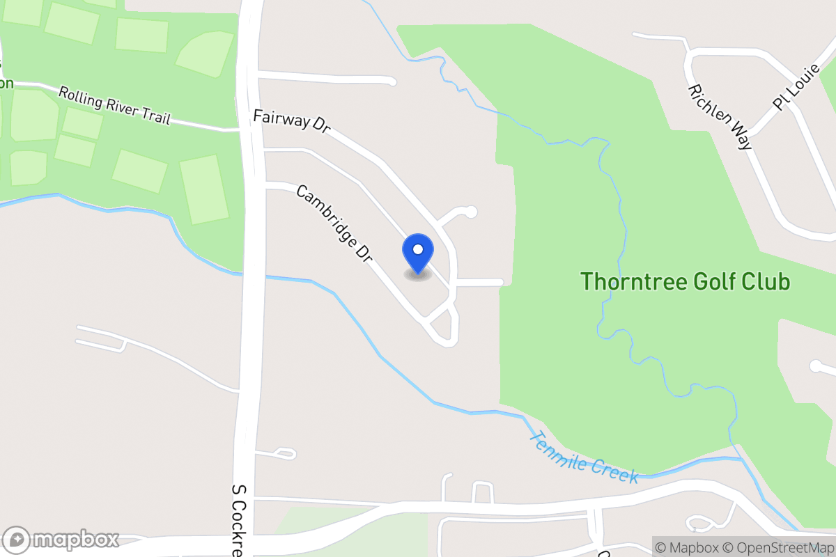 Map of 939 Cambridge Dr
