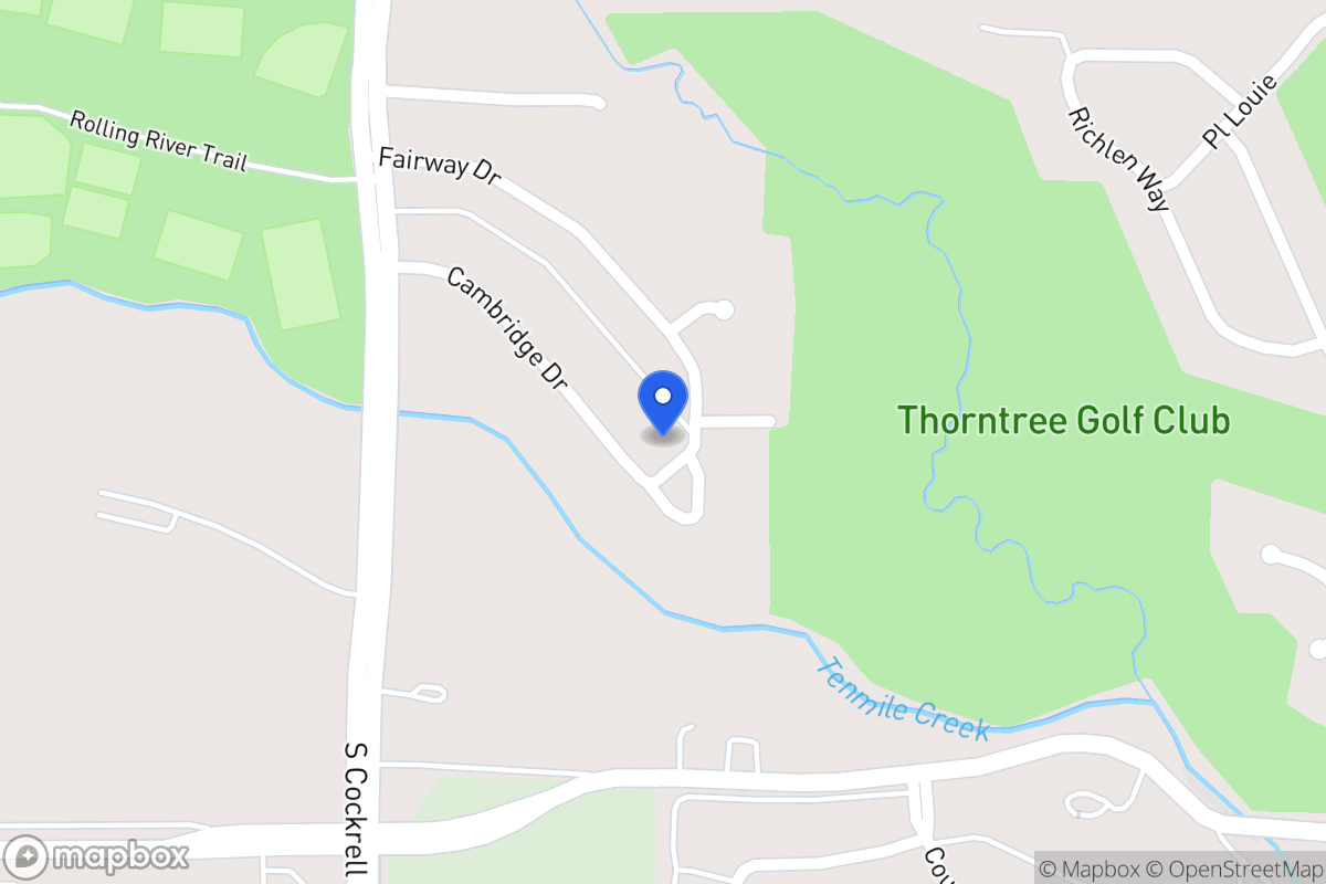 Map of 943 Cambridge Dr