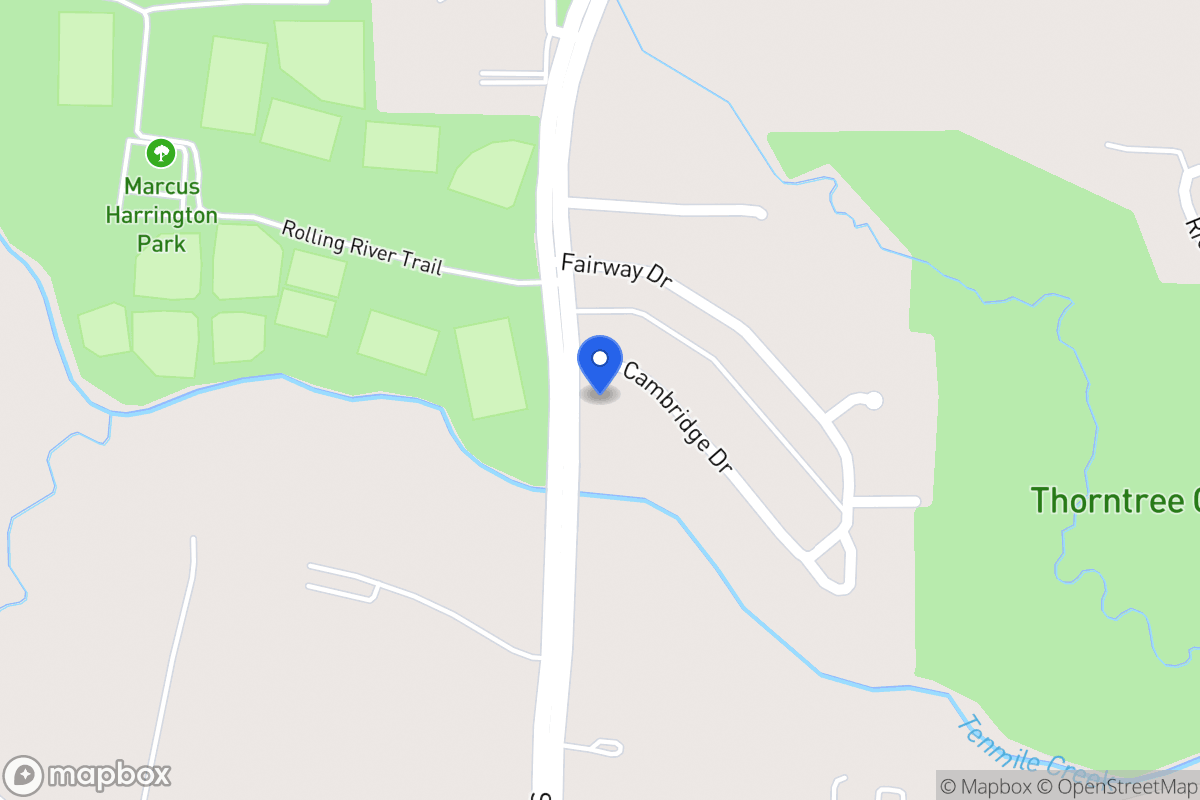 Map of 902 Cambridge Dr