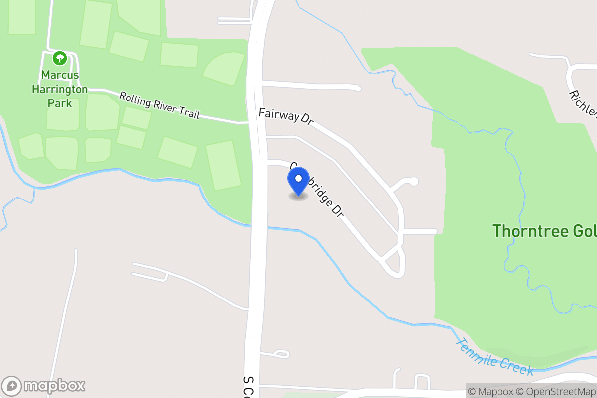 Map of 910 Cambridge Dr