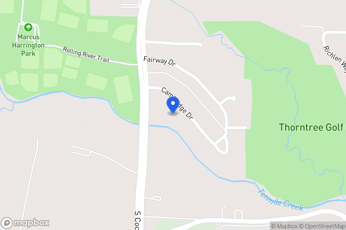 Map of 914 Cambridge Dr