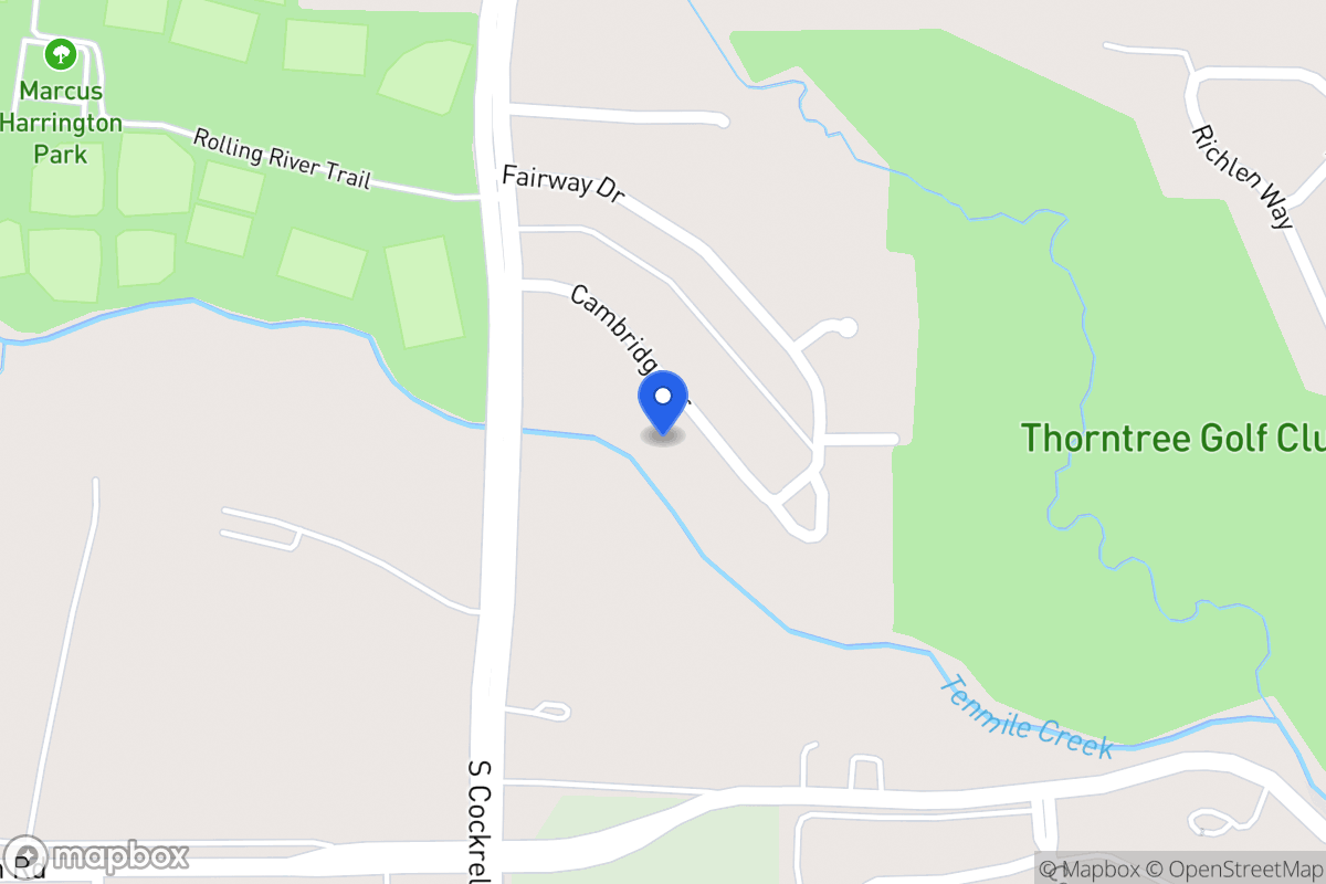 Map of 922 Cambridge Dr