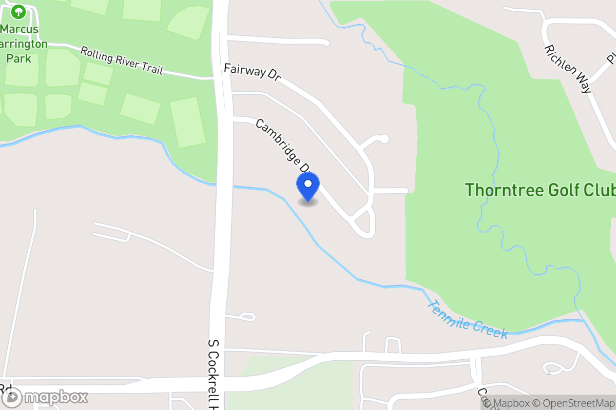 Map of 926 Cambridge Dr