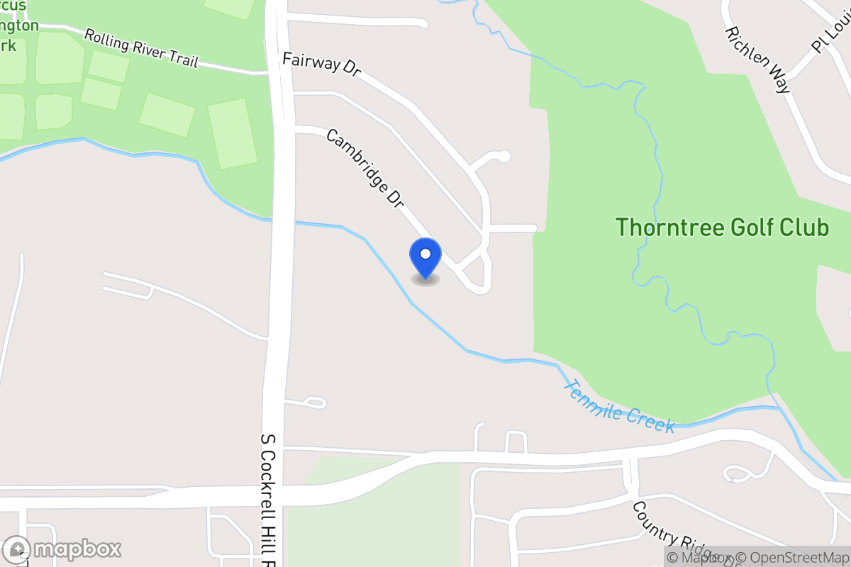 Map of 934 Cambridge Dr