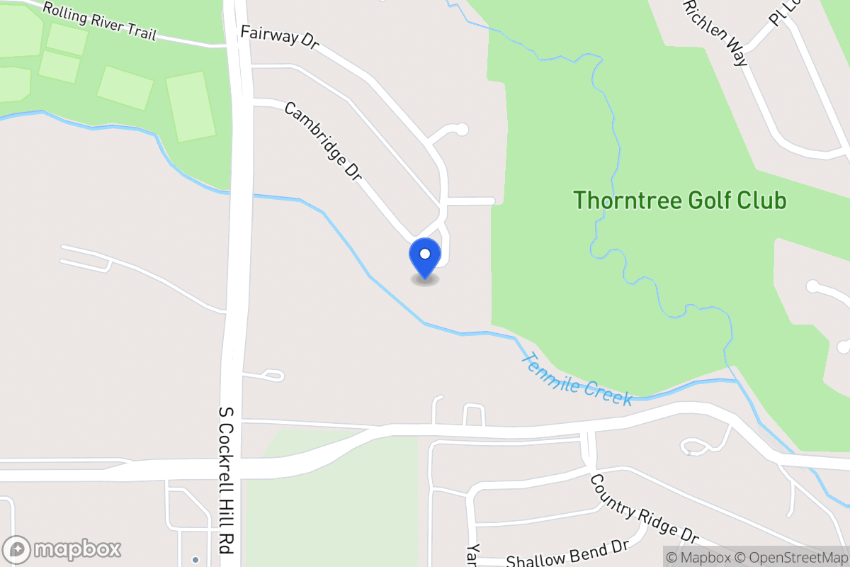 Map of 942 Cambridge Dr