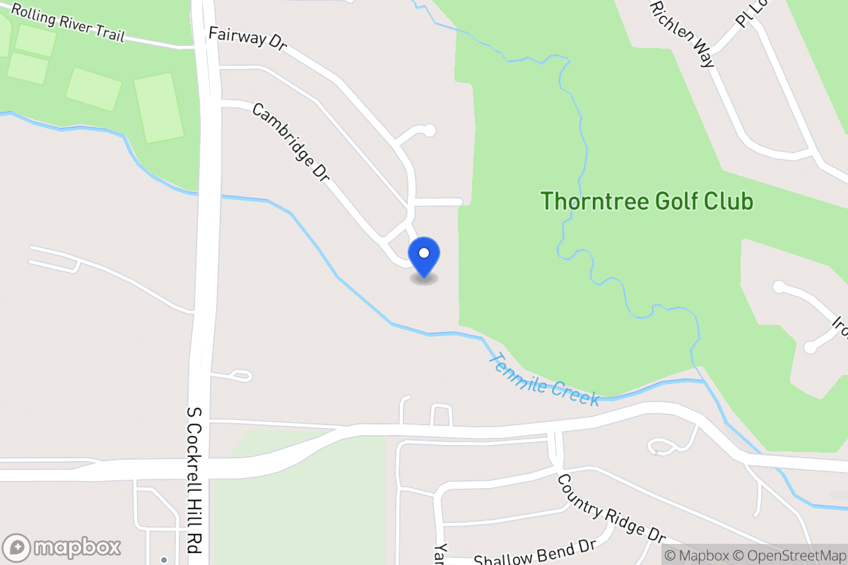 Map of 946 Cambridge Dr