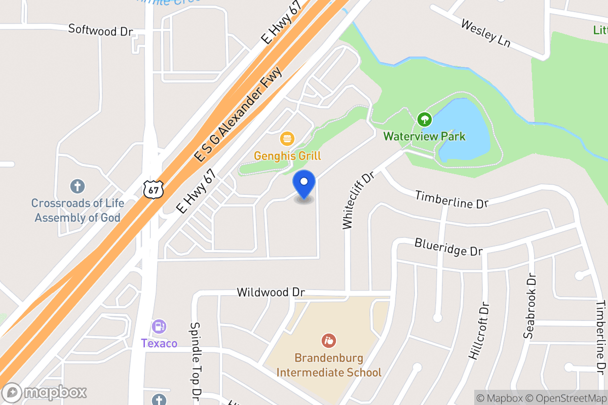 Map of 250 E Hwy 67