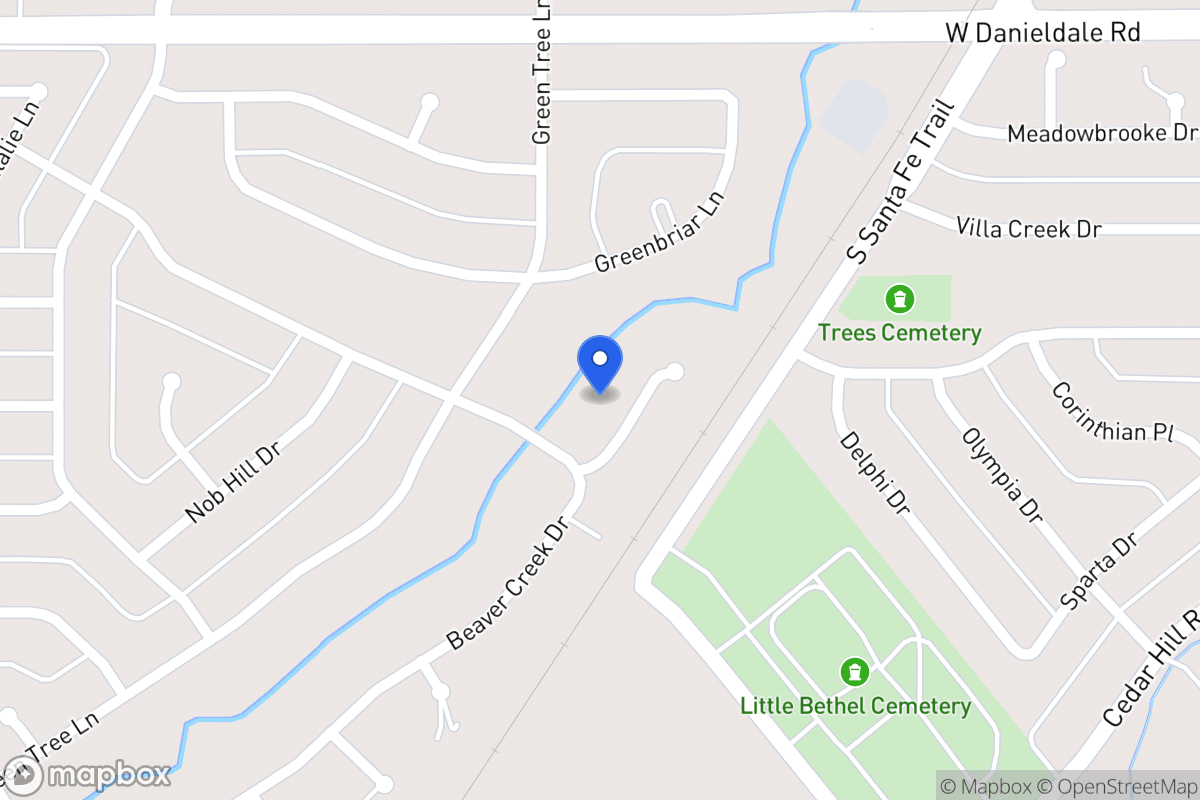 Map of 1511 Shady Tree Pl