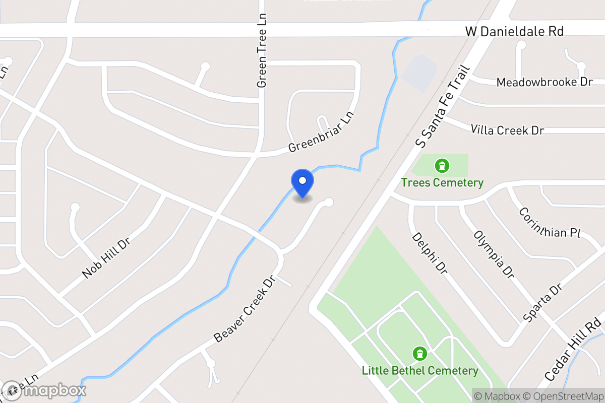 Map of 1507 Shady Tree Pl