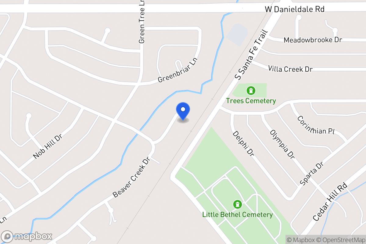 Map of 1506 Shady Tree Pl