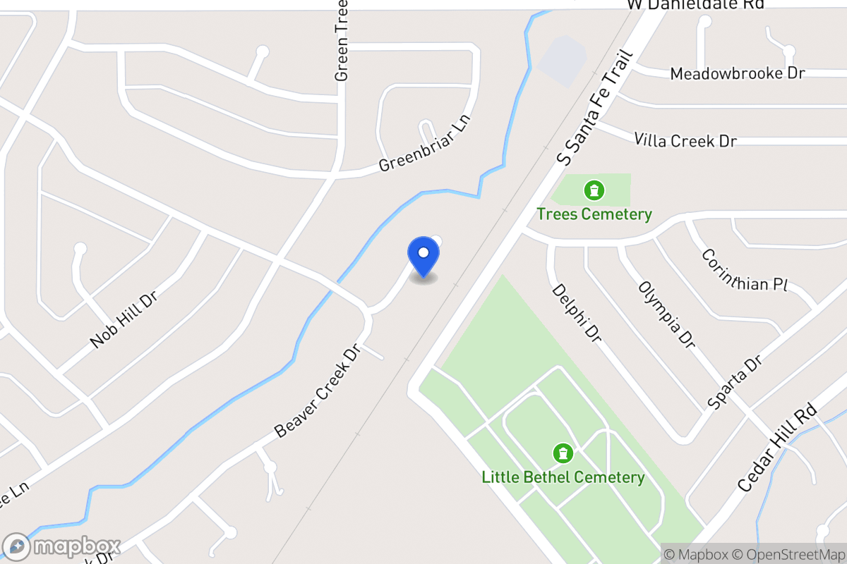 Map of 1510 Shady Tree Pl