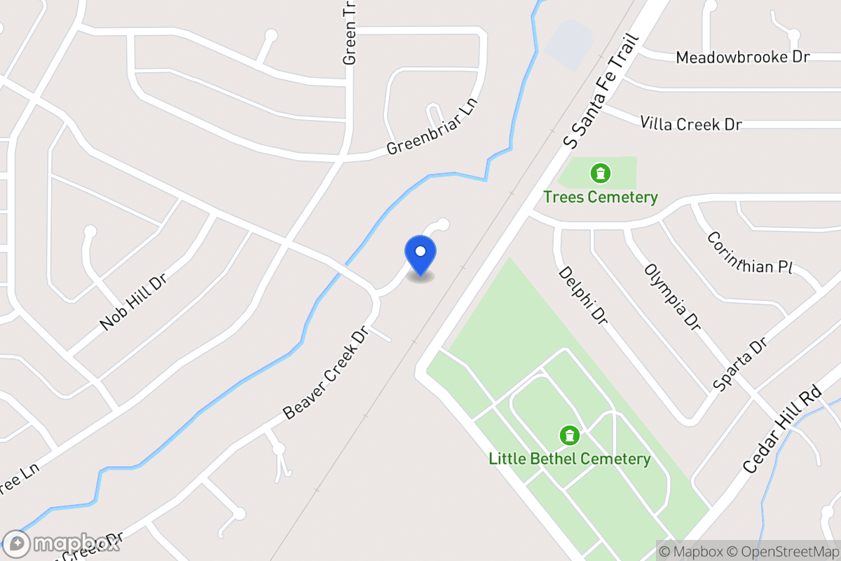 Map of 1514 Shady Tree Pl