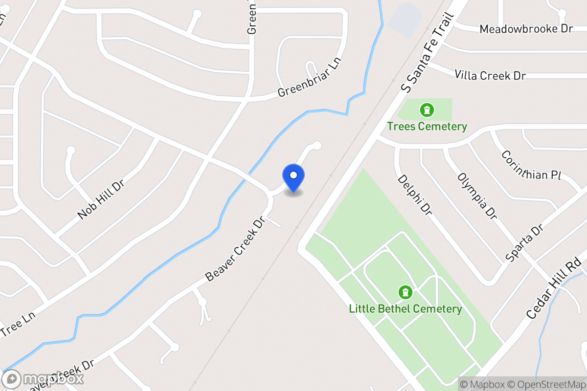 Map of 1518 Shady Tree Pl