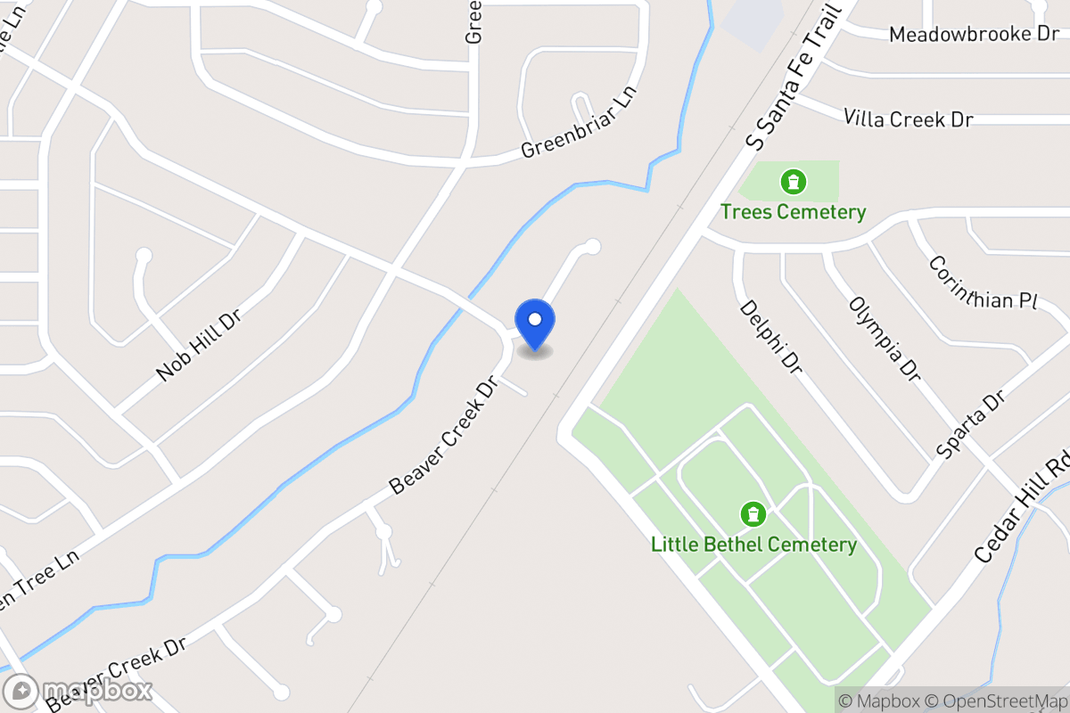 Map of 1602 Beaver Creek Dr