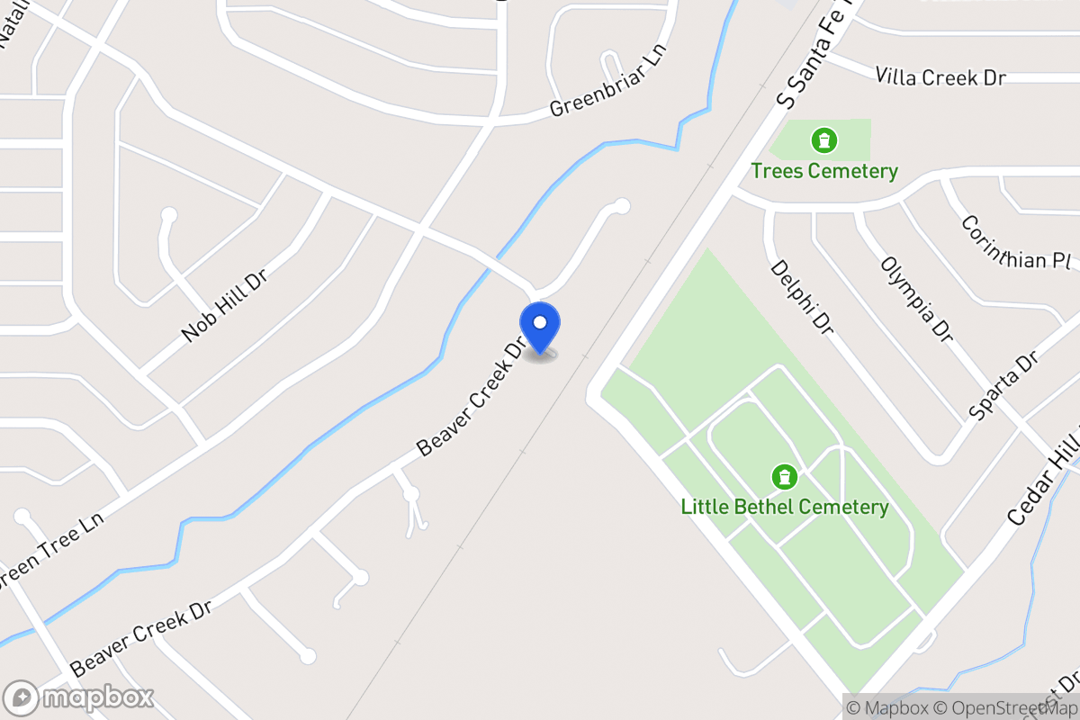 Map of 1610 Beaver Creek Dr