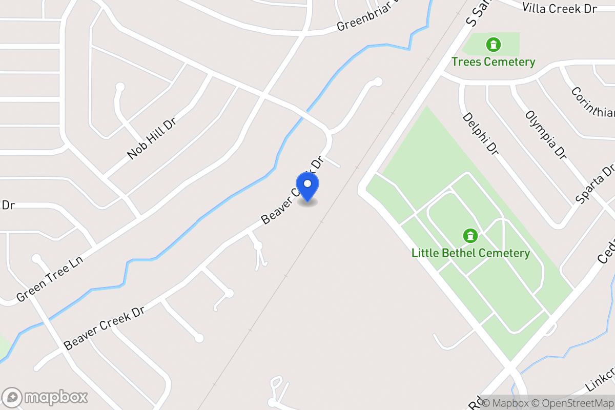 Map of 1622 Beaver Creek Dr
