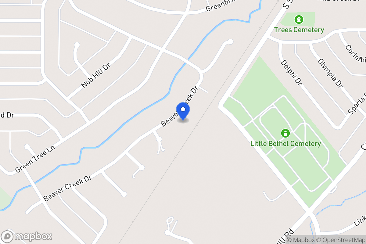 Map of 1626 Beaver Creek Dr