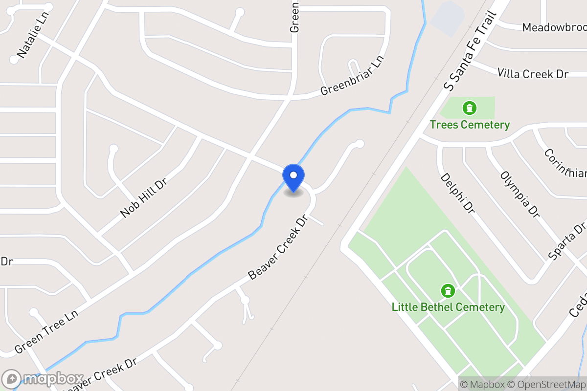 Map of 1603 Beaver Creek Dr
