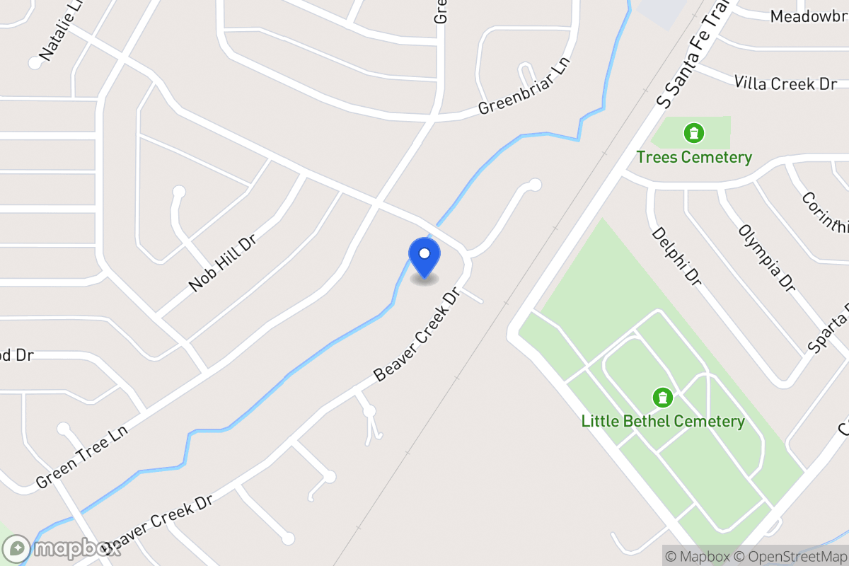 Map of 1607 Beaver Creek Dr