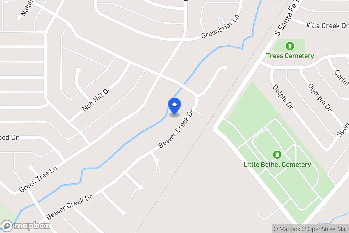 Map of 1611 Beaver Creek Dr