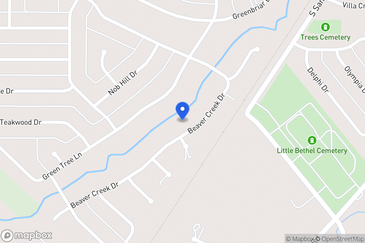 Map of 1623 Beaver Creek Dr