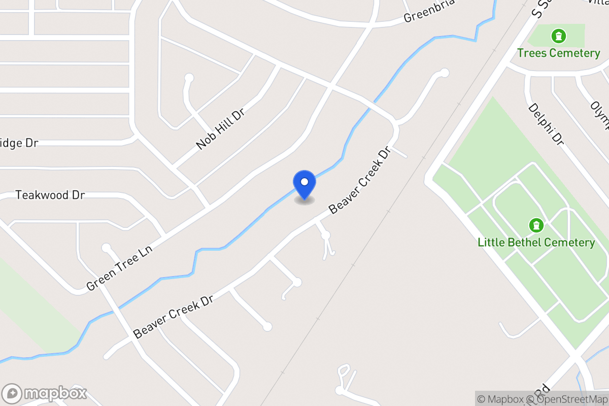 Map of 1703 Beaver Creek Dr