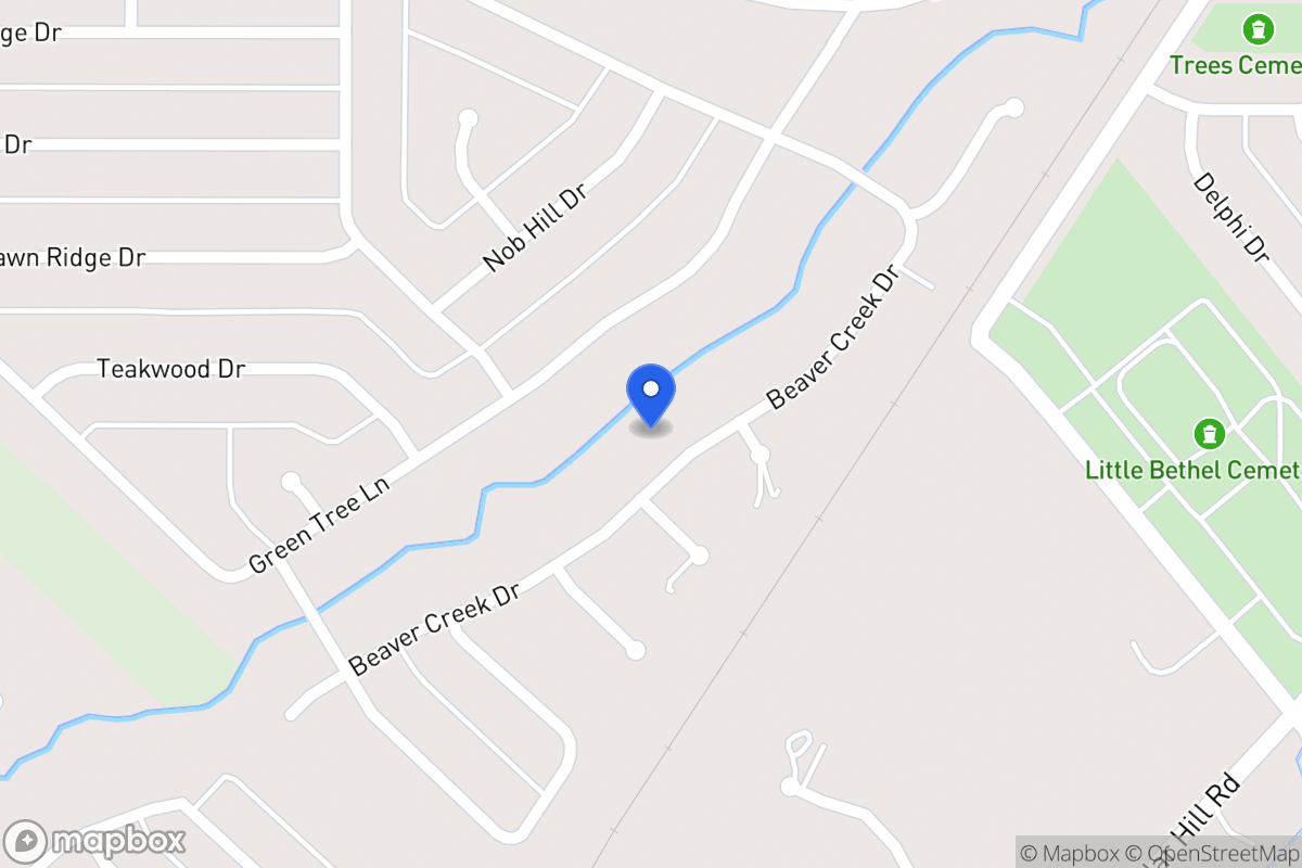 Map of 1711 Beaver Creek Dr