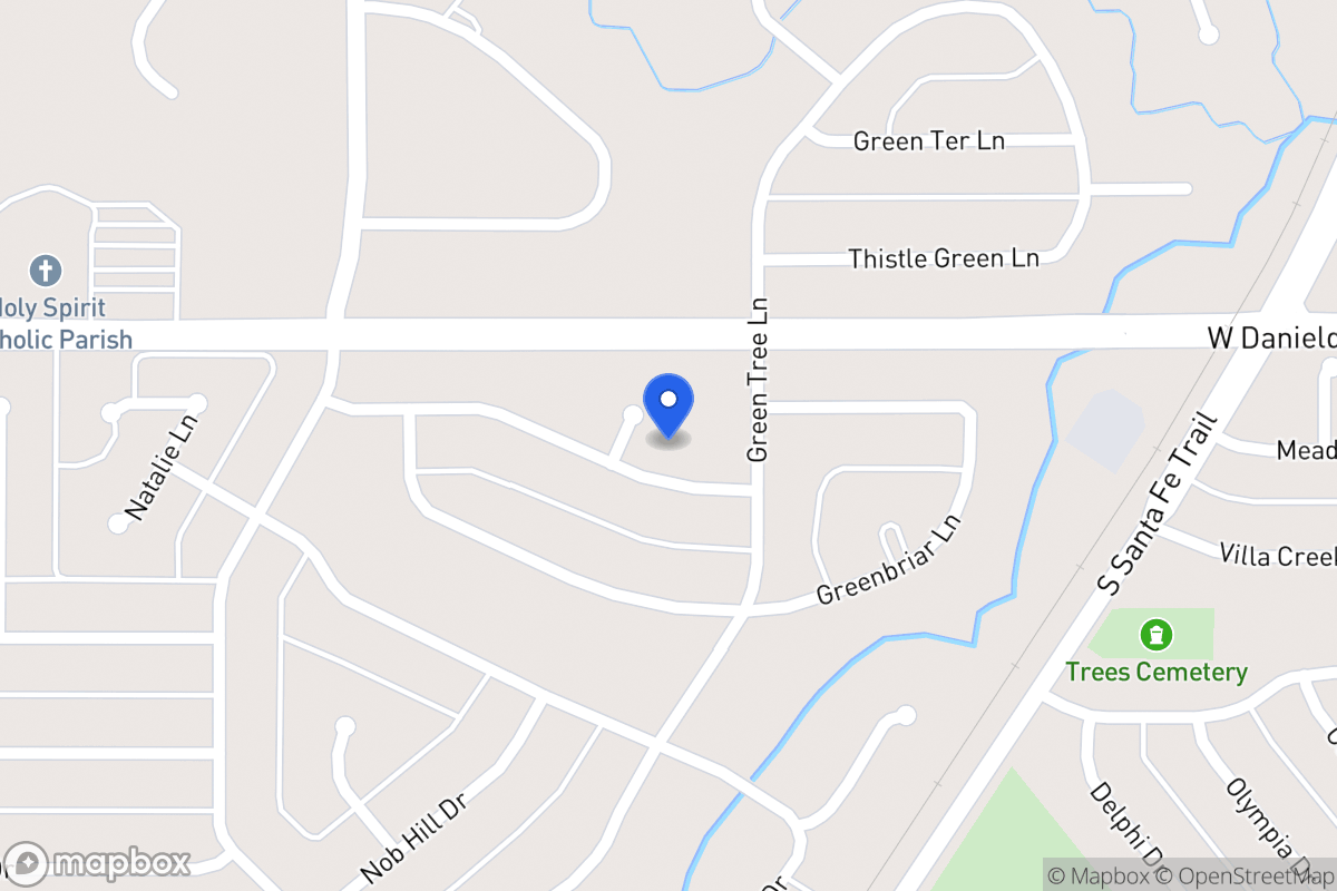Map of 1007 Wind Ridge Dr