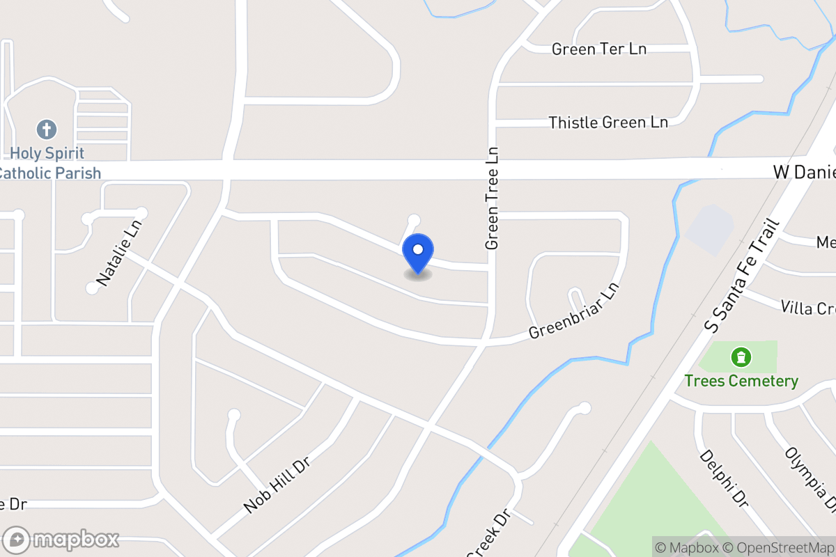 Map of 1010 Wind Ridge Dr