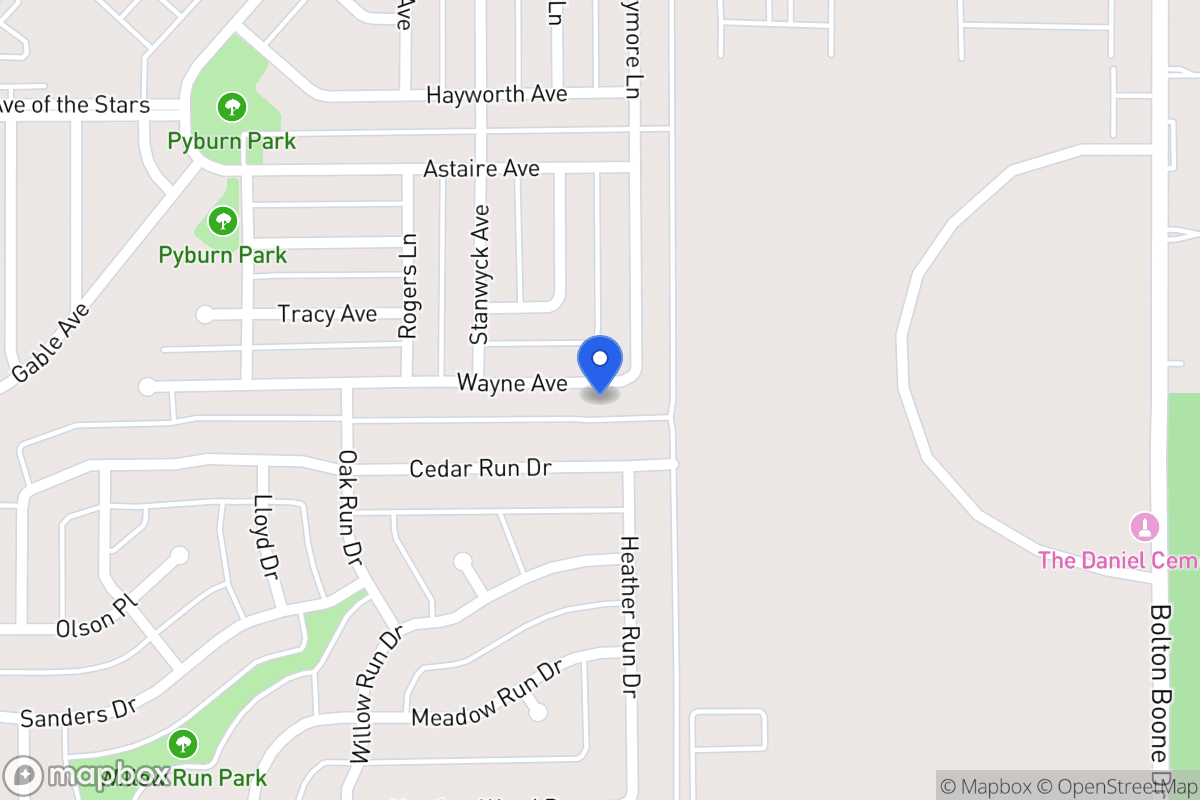 Map of 1126 Wayne Ave