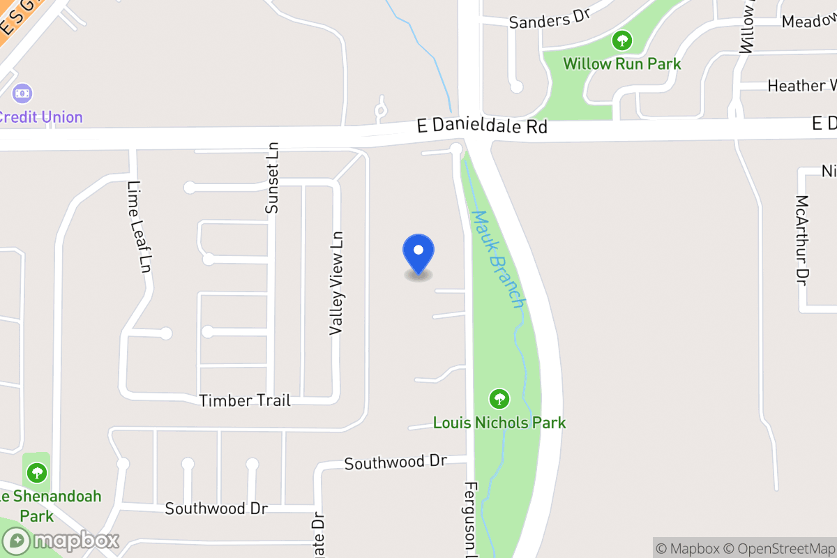 Map of 1523 Ferguson Ln