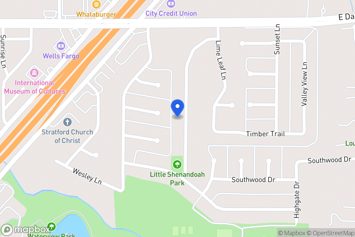 Map of 1607 Limetree Ln