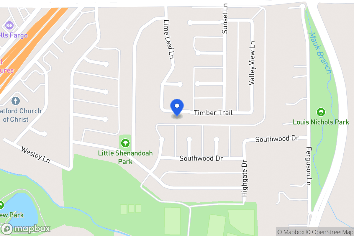 Map of 614 Timber Trl