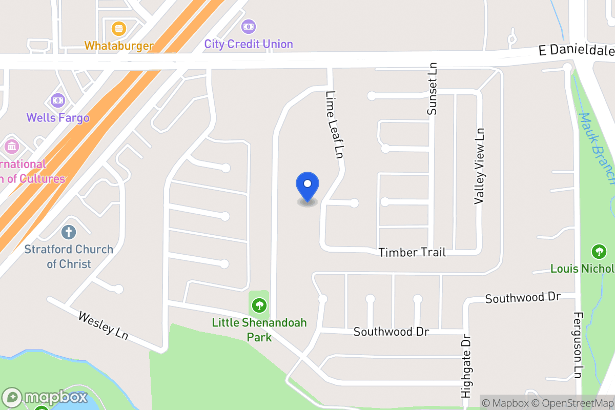 Map of 1607 Lime Leaf Ln