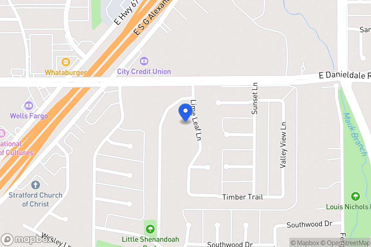 Map of 1519 Lime Leaf Ln