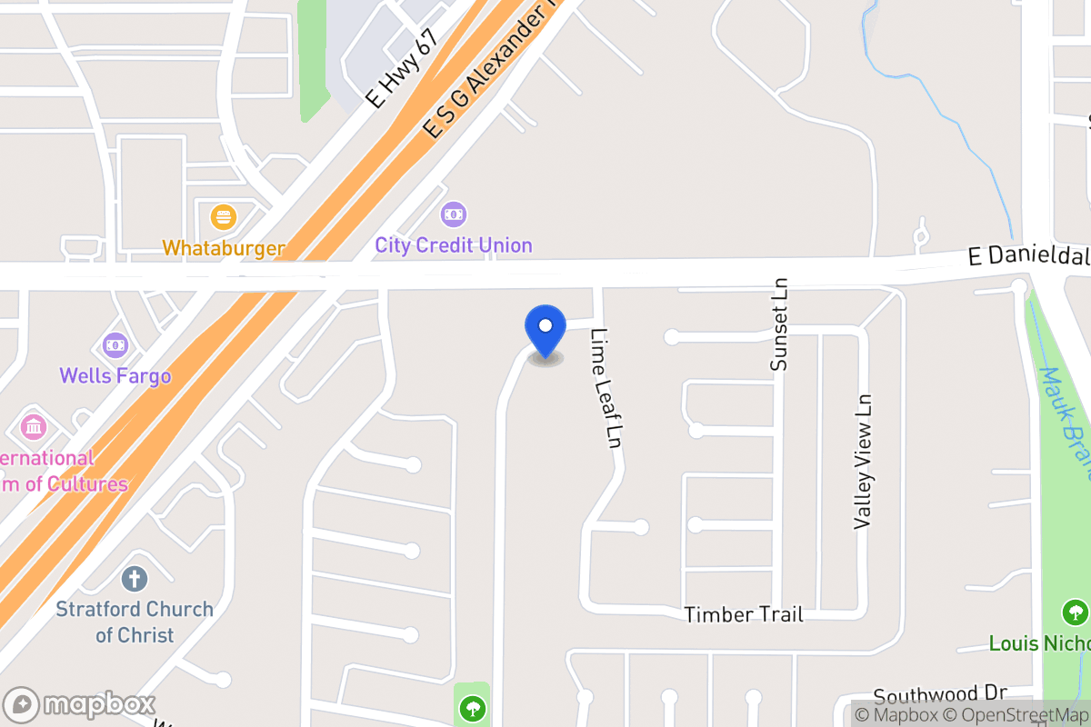 Map of 1502 Limetree Ln