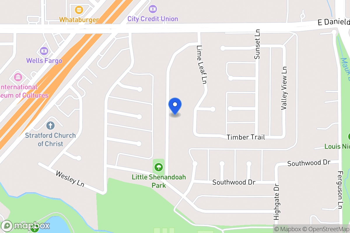 Map of 1602 Limetree Ln