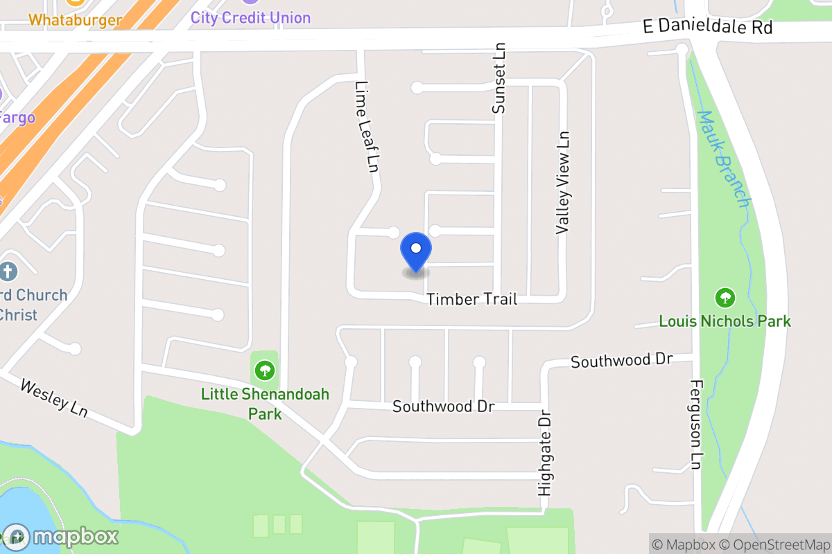 Map of 615 Timber Trl