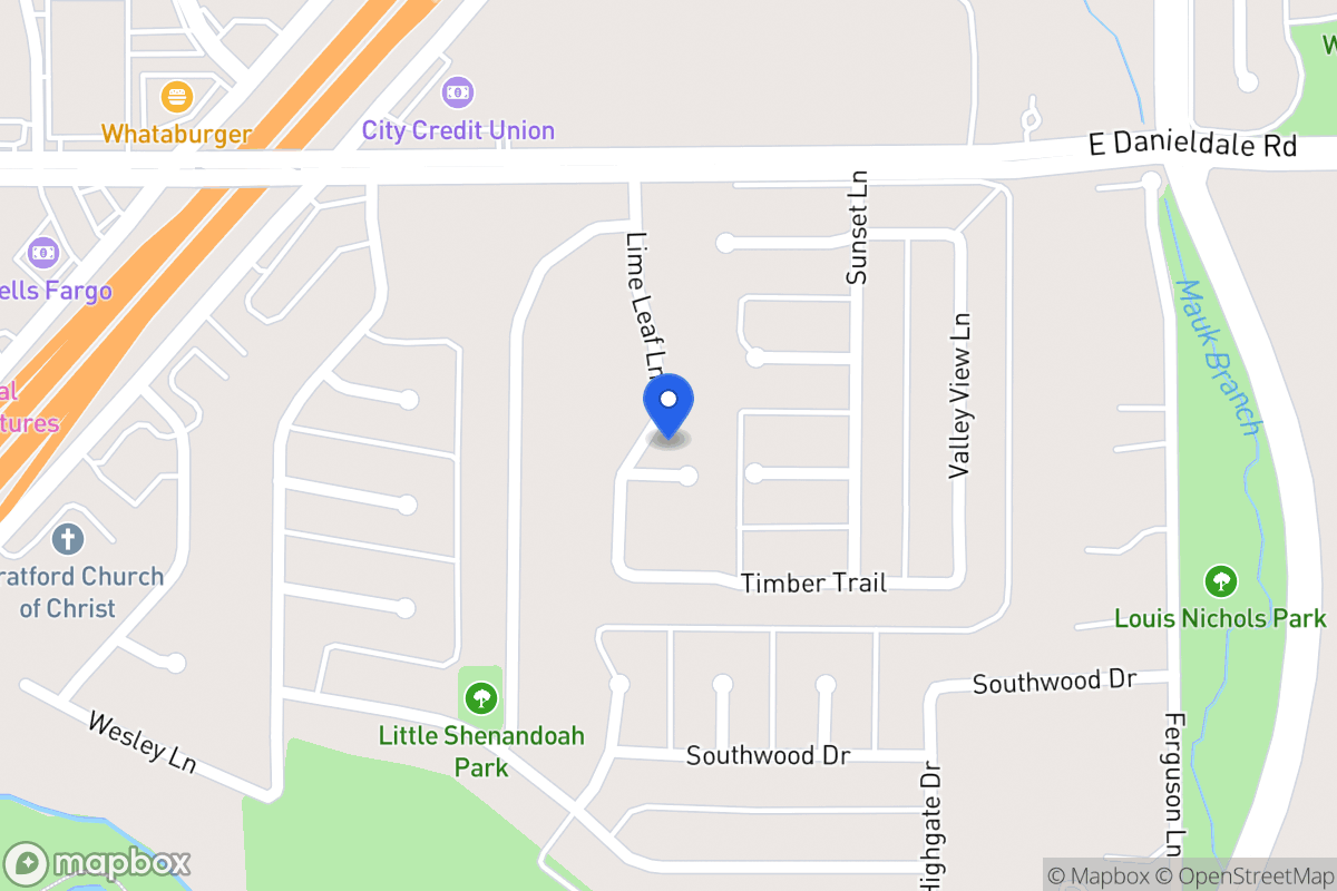Map of 1602 Lime Leaf Ln